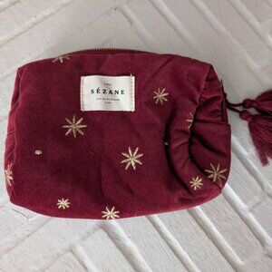 NWOT - Sezane velvet pouch